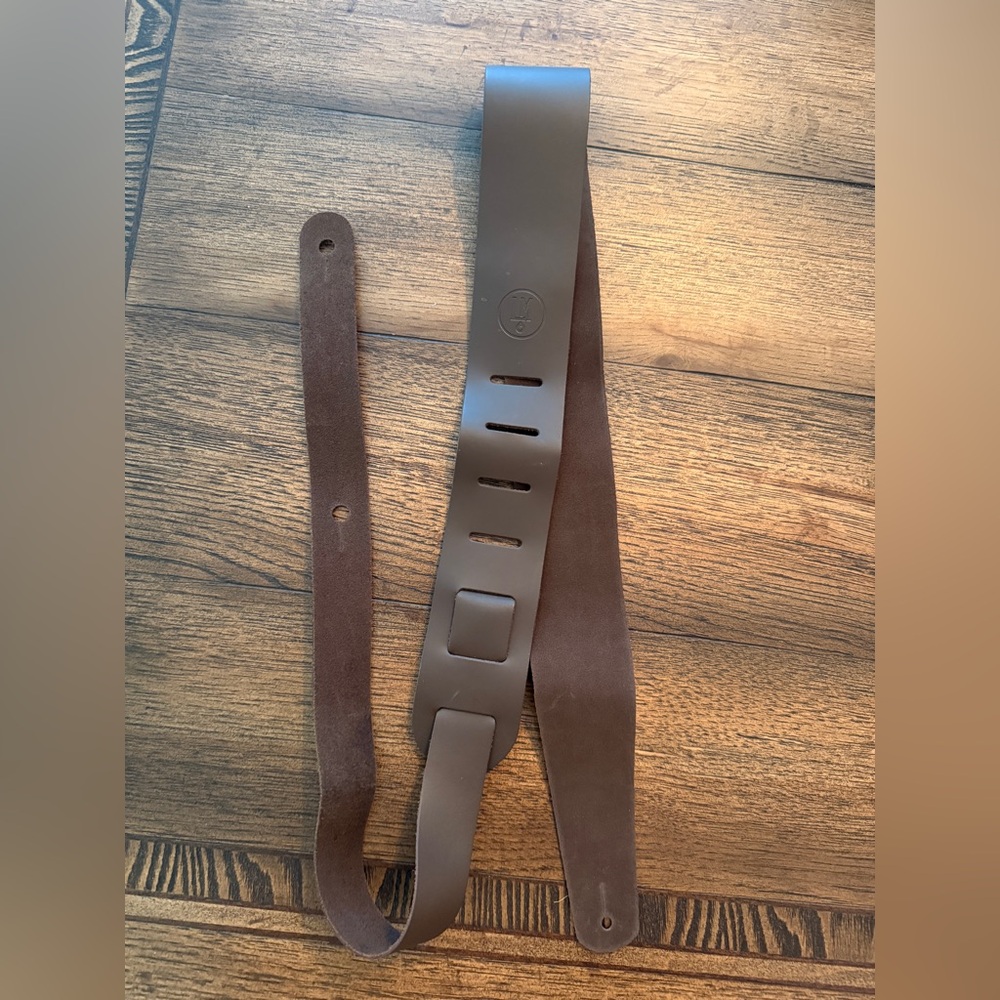 Levy’s Brown Leather Guitar Strap Adjustable LM Levy’s Music Musician Band